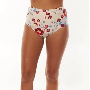 SISSTREVOLUTION Swell Girl Talk High Waist Bottoms - Sea Salt Medium NWT